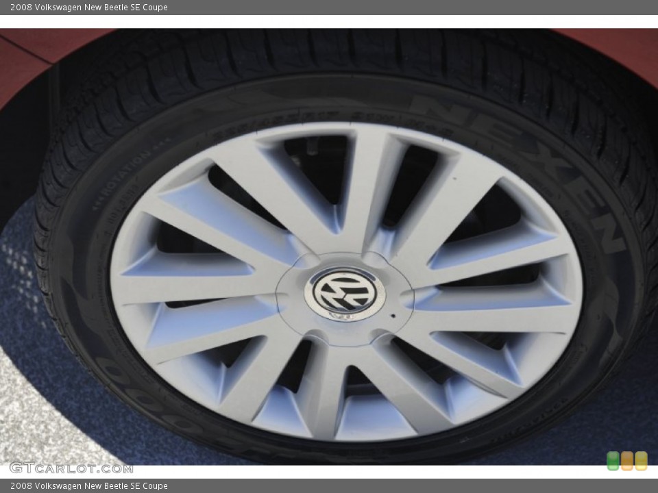 2008 Volkswagen New Beetle SE Coupe Wheel and Tire Photo #55403964