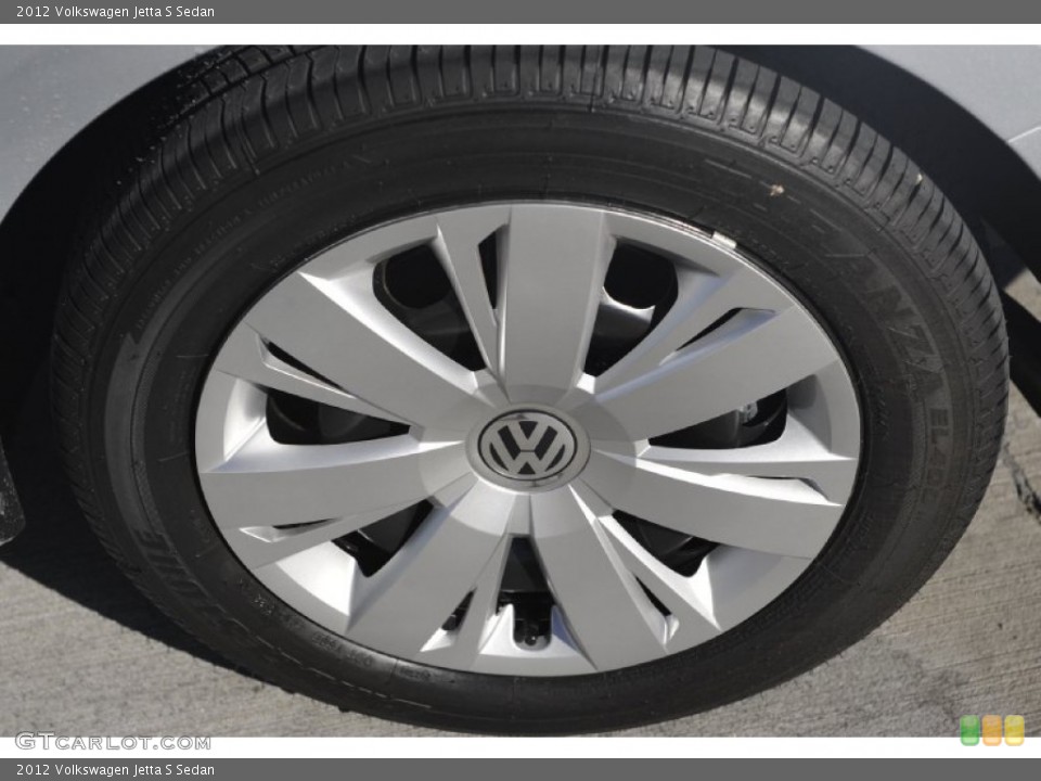2012 Volkswagen Jetta S Sedan Wheel and Tire Photo #55405113