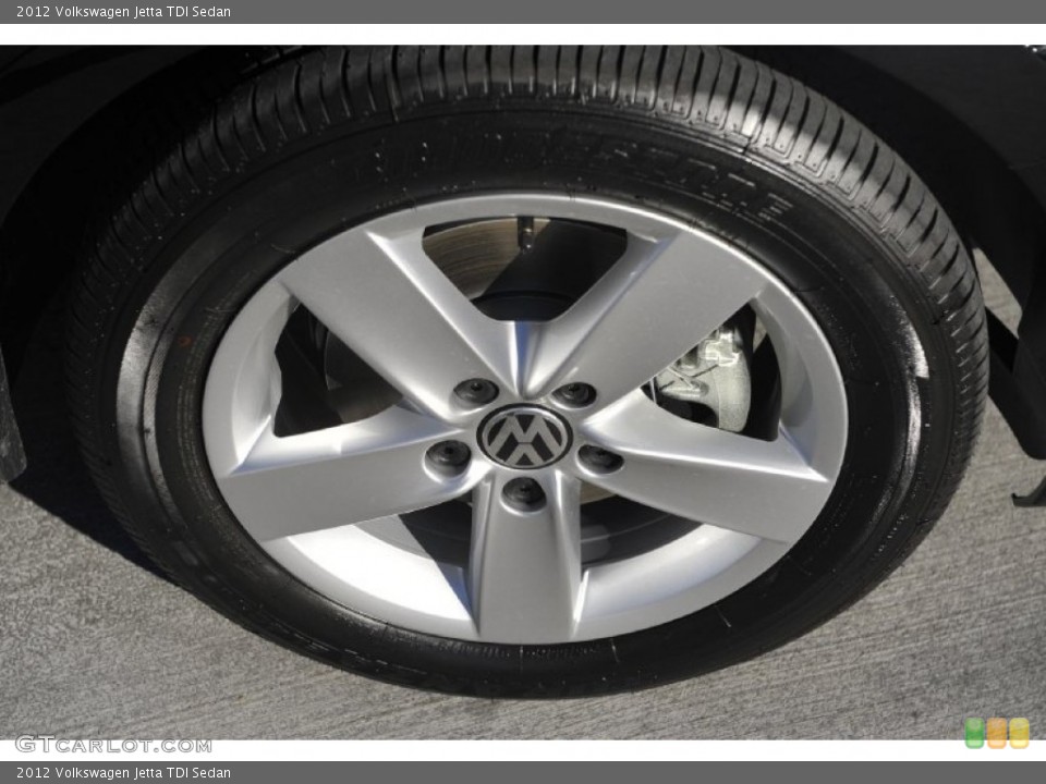 2012 Volkswagen Jetta TDI Sedan Wheel and Tire Photo #55406052