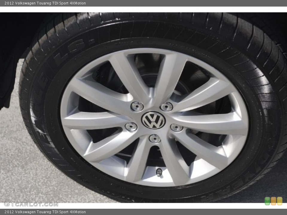 2012 Volkswagen Touareg TDI Sport 4XMotion Wheel and Tire Photo #55406973