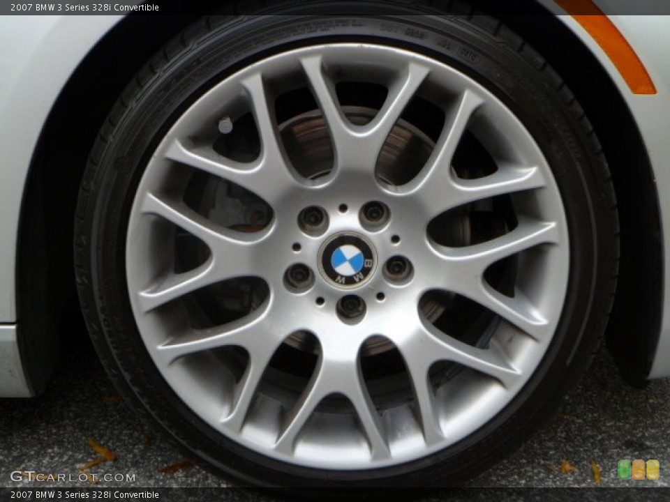 2007 BMW 3 Series 328i Convertible Wheel and Tire Photo #55409501