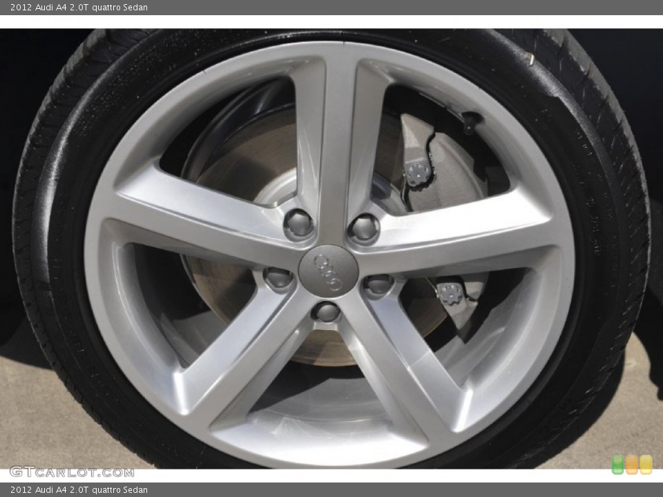 2012 Audi A4 2.0T quattro Sedan Wheel and Tire Photo #55409664