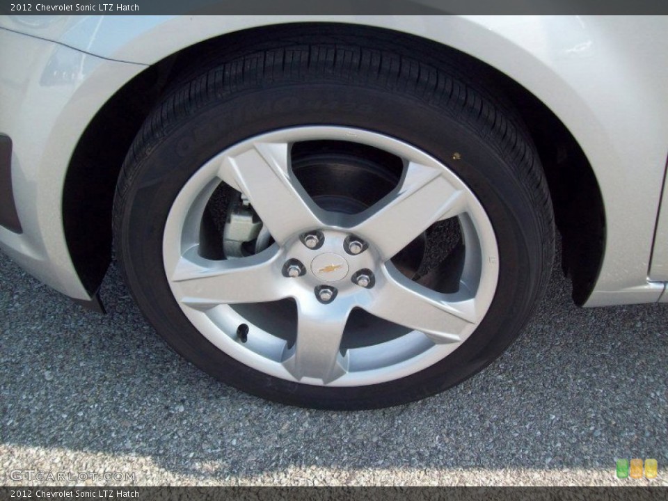 2012 Chevrolet Sonic LTZ Hatch Wheel and Tire Photo #55410414