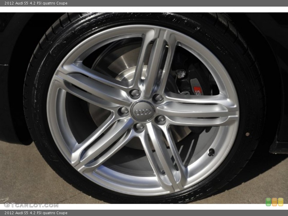 2012 Audi S5 4.2 FSI quattro Coupe Wheel and Tire Photo #55411077