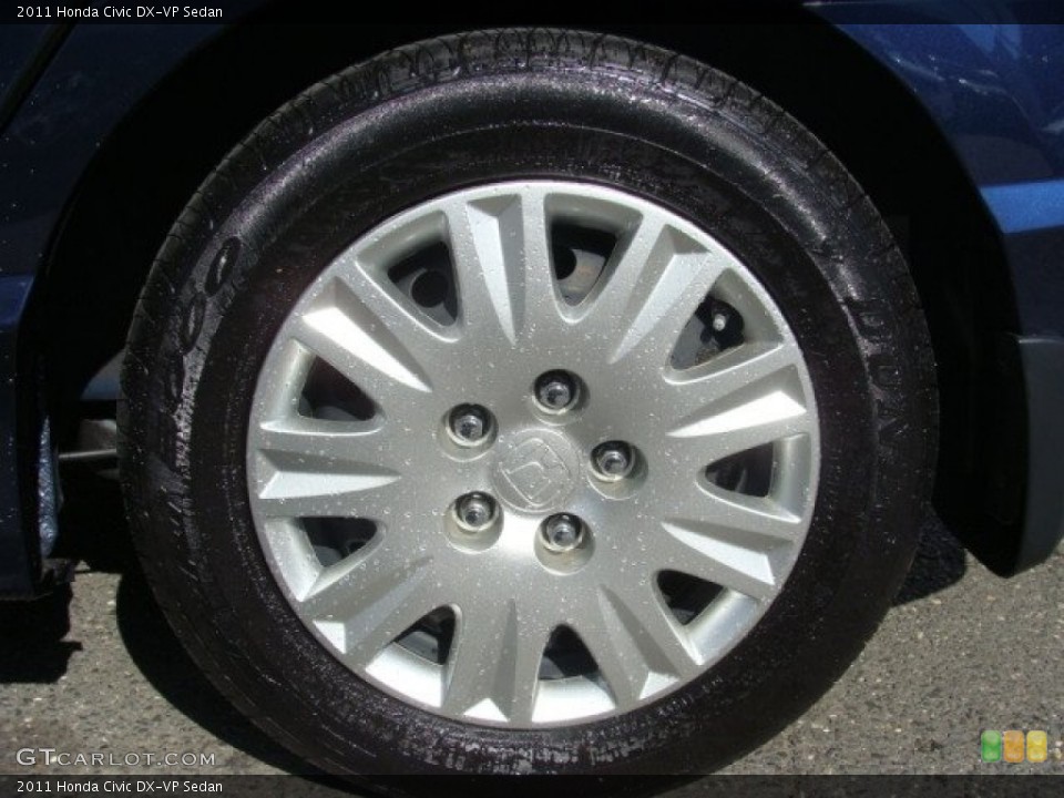 2011 Honda Civic DX-VP Sedan Wheel and Tire Photo #55413486