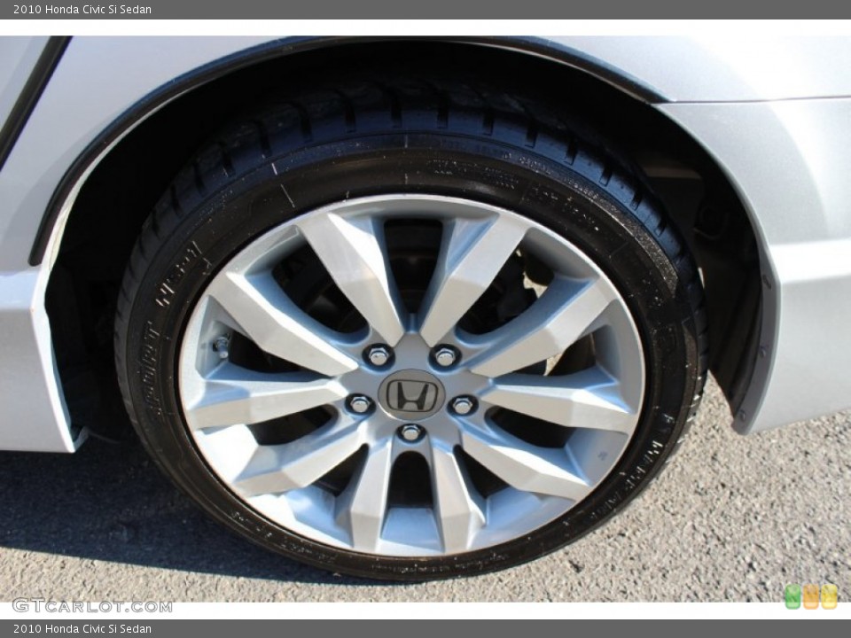 2010 Honda Civic Si Sedan Wheel and Tire Photo #55414032