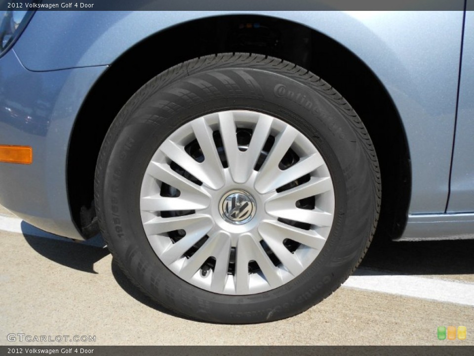 2012 Volkswagen Golf 4 Door Wheel and Tire Photo #55416501