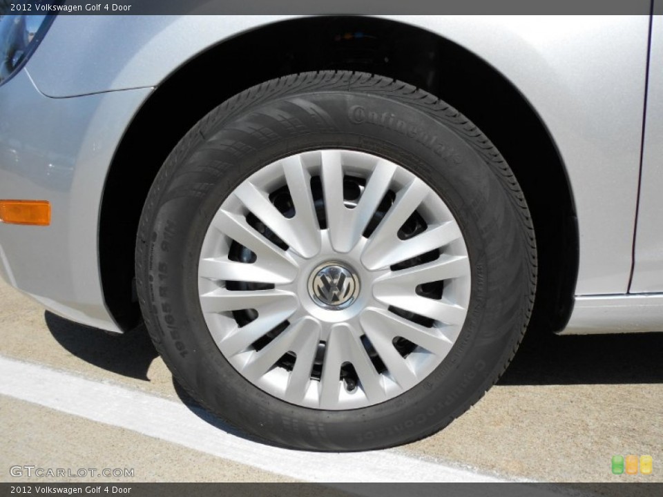 2012 Volkswagen Golf 4 Door Wheel and Tire Photo #55416708