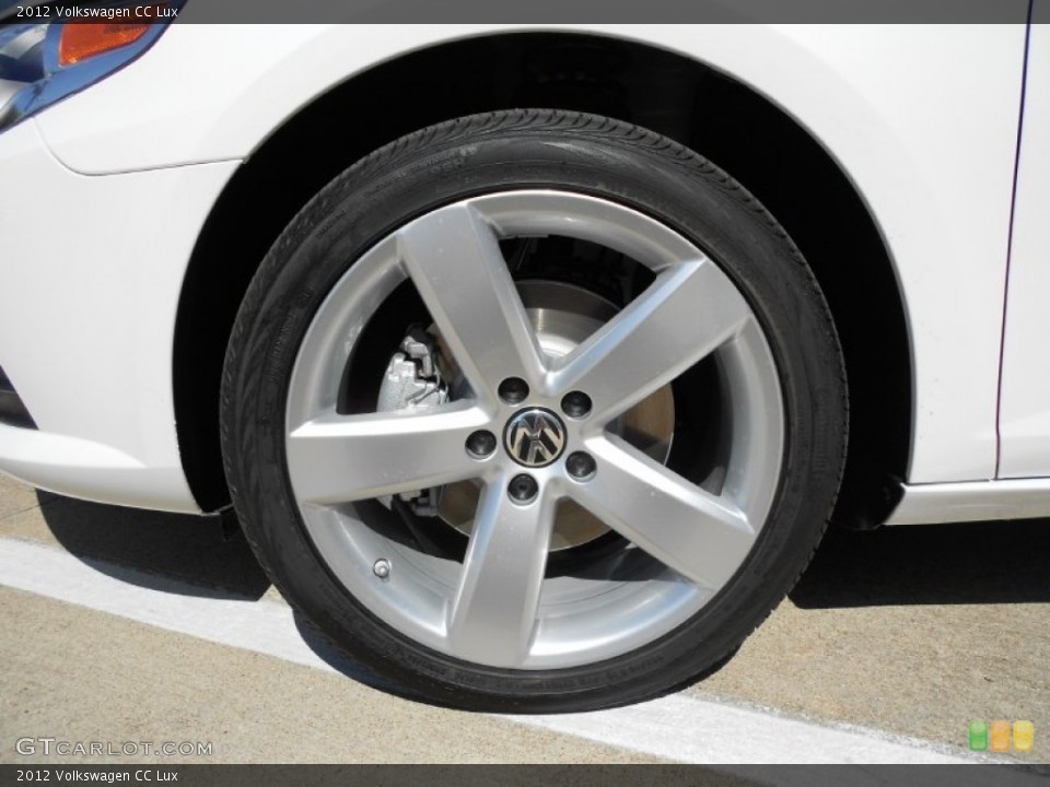 2012 Volkswagen CC Lux Wheel and Tire Photo #55418112