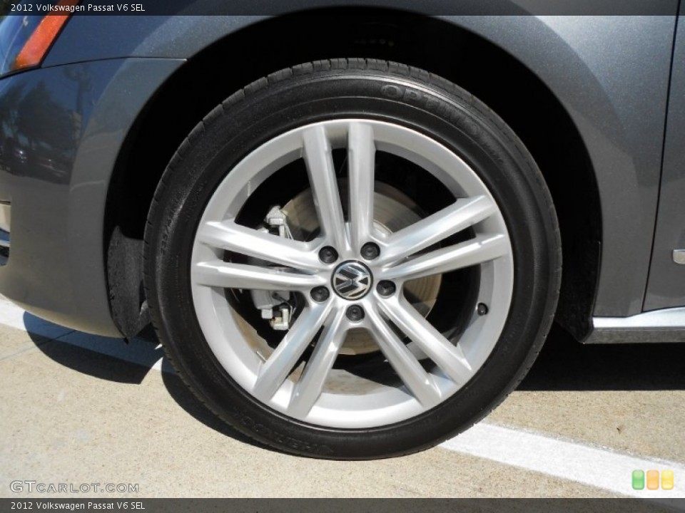 2012 Volkswagen Passat V6 SEL Wheel and Tire Photo #55418770
