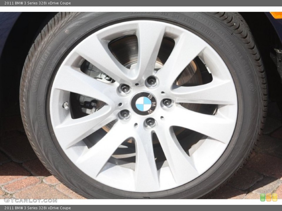 2011 BMW 3 Series 328i xDrive Coupe Wheel and Tire Photo #55421997