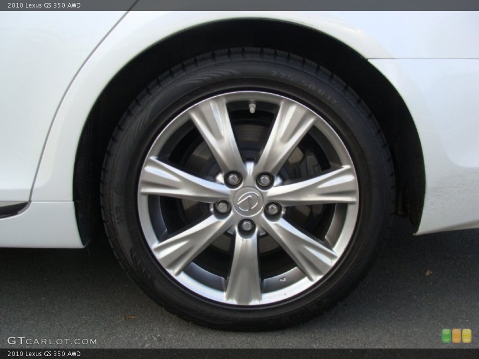 2010 Lexus GS 350 AWD Wheel and Tire Photo #55422270