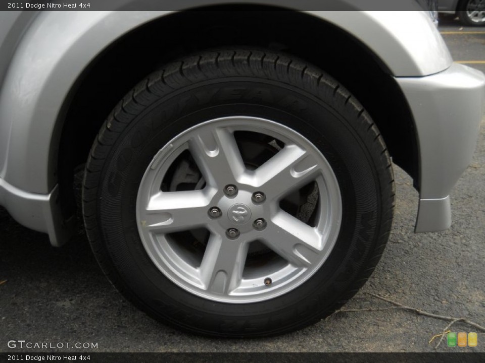 2011 Dodge Nitro Heat 4x4 Wheel and Tire Photo #55428162