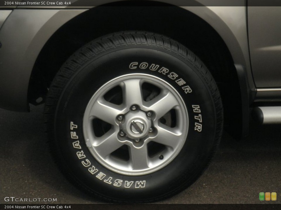 2004 Nissan Frontier SC Crew Cab 4x4 Wheel and Tire Photo #55429137
