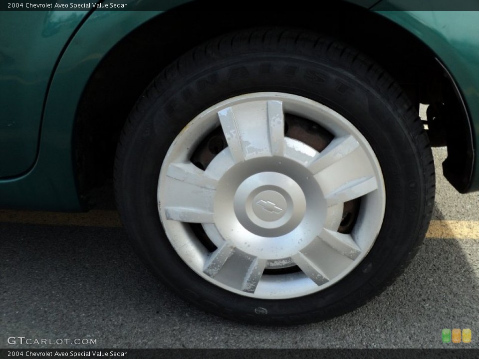 2004 Chevrolet Aveo Special Value Sedan Wheel and Tire Photo #55432358