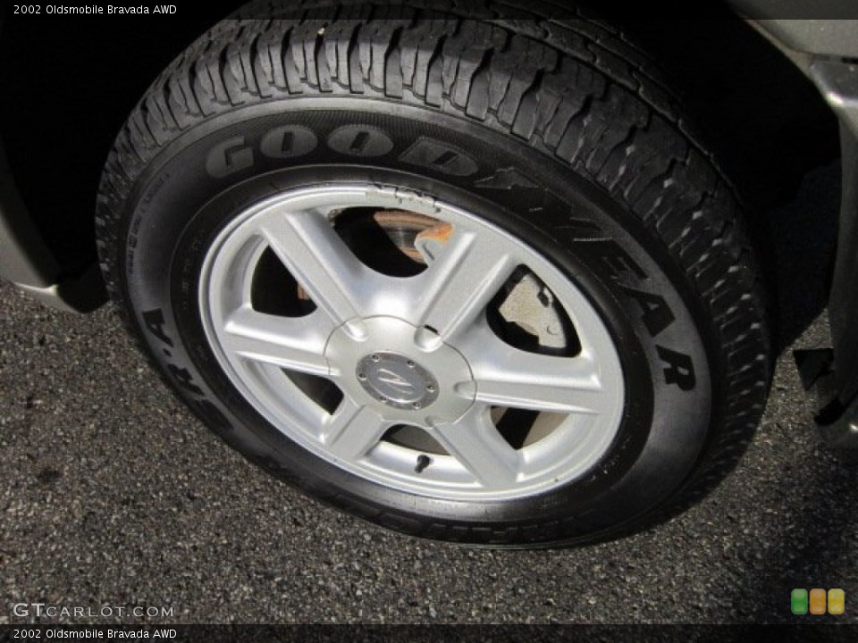 2002 Oldsmobile Bravada AWD Wheel and Tire Photo #55434570