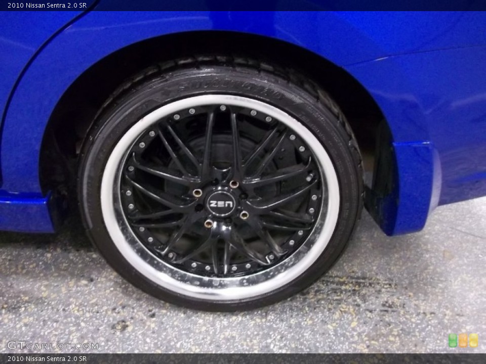 2010 Nissan Sentra Custom Wheel and Tire Photo #55438029