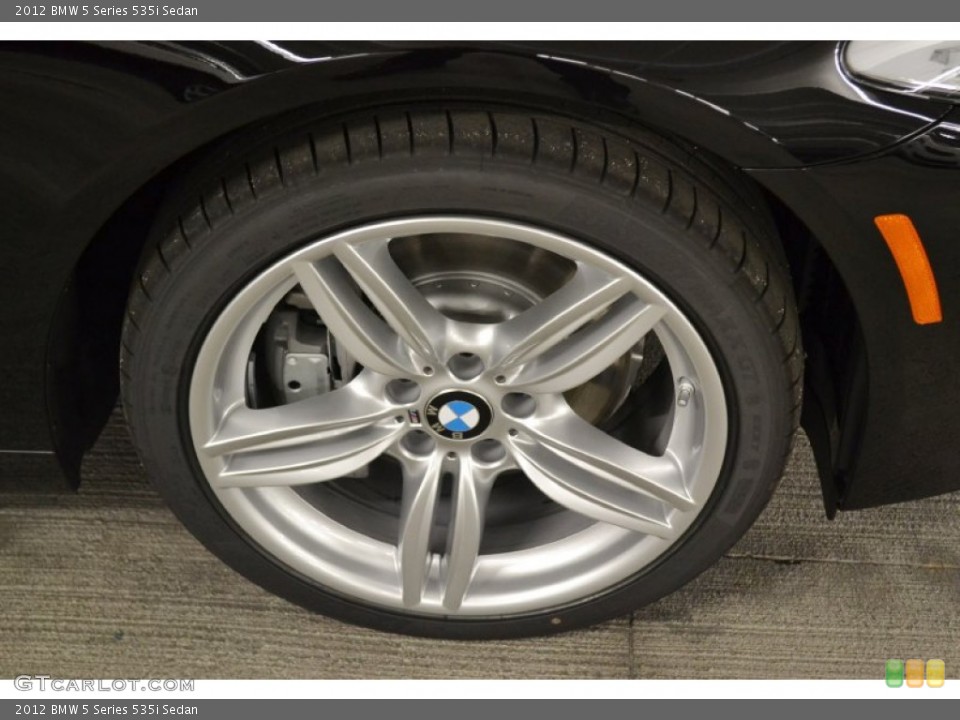 2012 BMW 5 Series 535i Sedan Wheel and Tire Photo #55438446