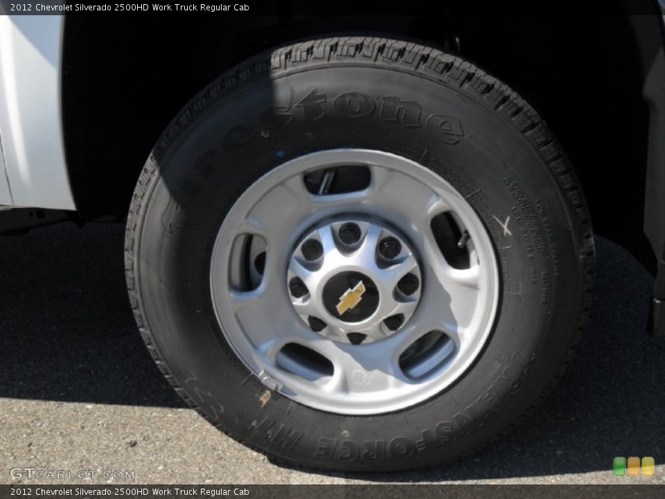 2012 Chevrolet Silverado 2500HD Work Truck Regular Cab Wheel and Tire Photo #55440888