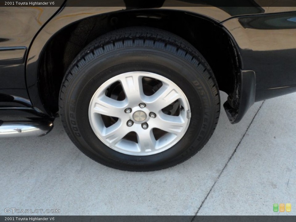 2001 Toyota Highlander V6 Wheel and Tire Photo #55444672
