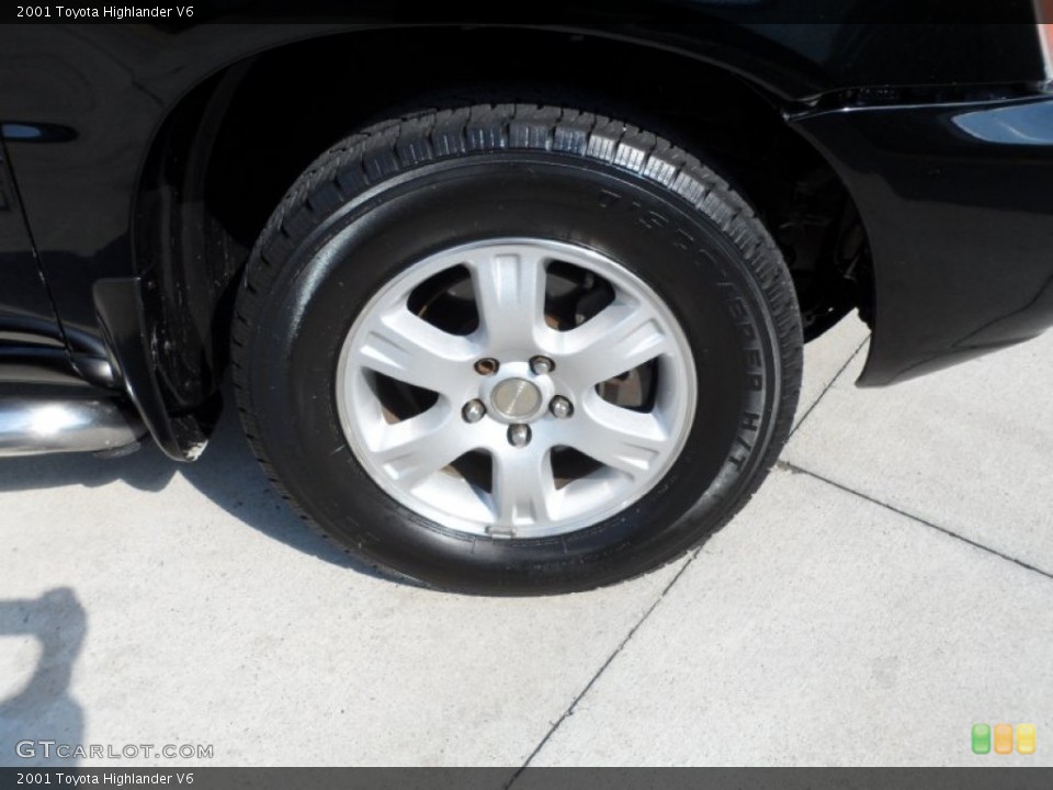2001 Toyota Highlander V6 Wheel and Tire Photo #55444684