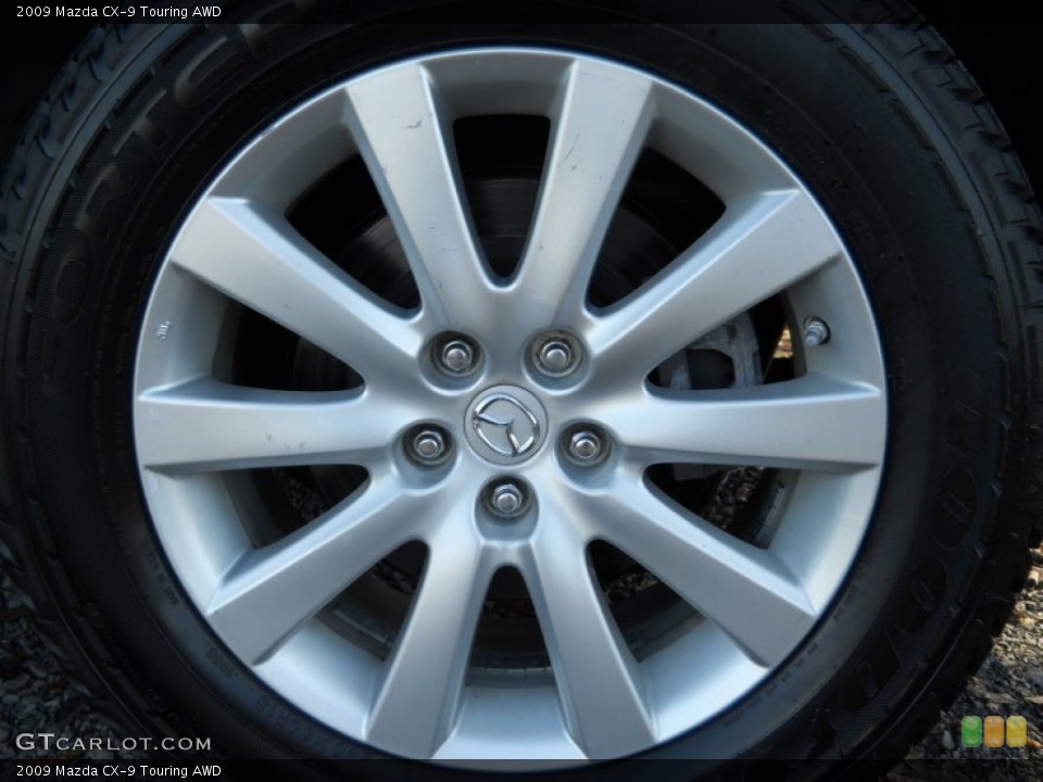 2009 Mazda CX-9 Touring AWD Wheel and Tire Photo #55449155