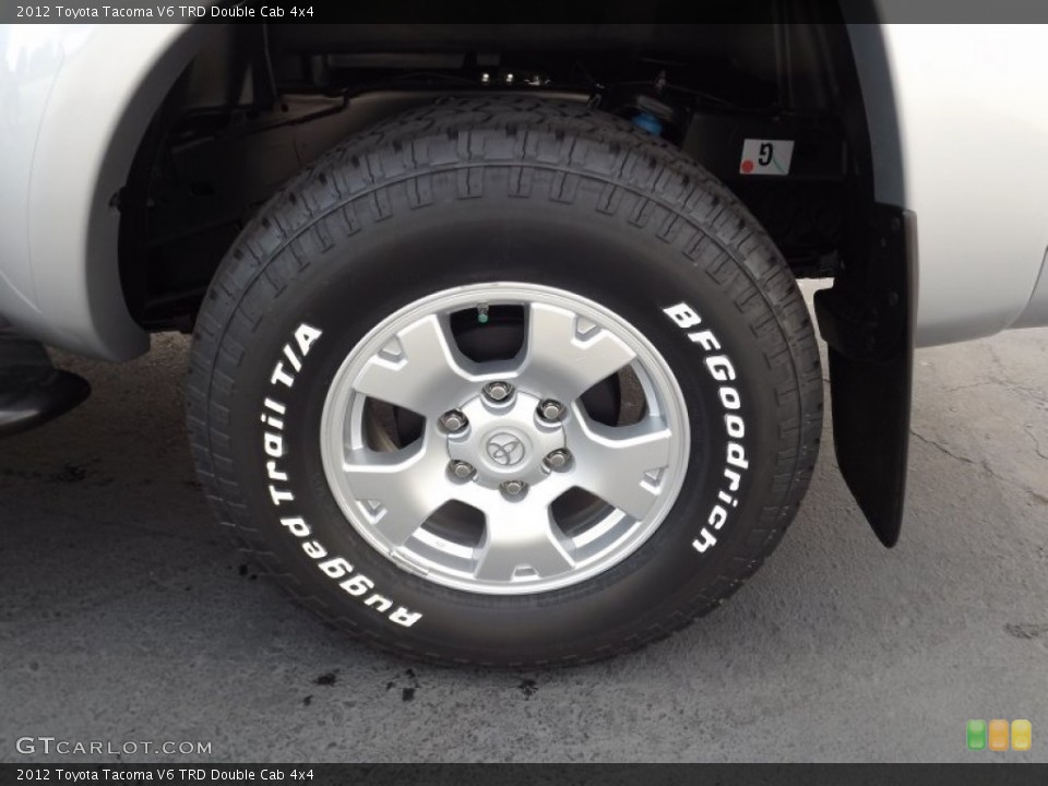 2012 Toyota Tacoma V6 TRD Double Cab 4x4 Wheel and Tire Photo #55456220