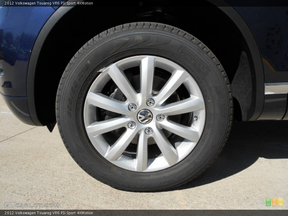 2012 Volkswagen Touareg VR6 FSI Sport 4XMotion Wheel and Tire Photo #55456952