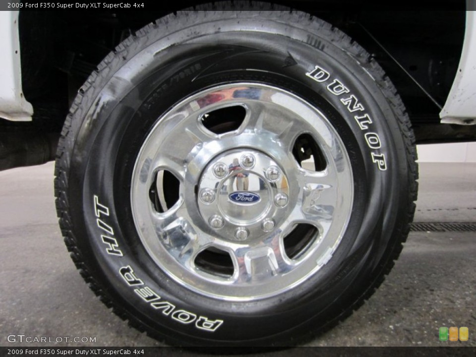 2009 Ford F350 Super Duty XLT SuperCab 4x4 Wheel and Tire Photo #55460567