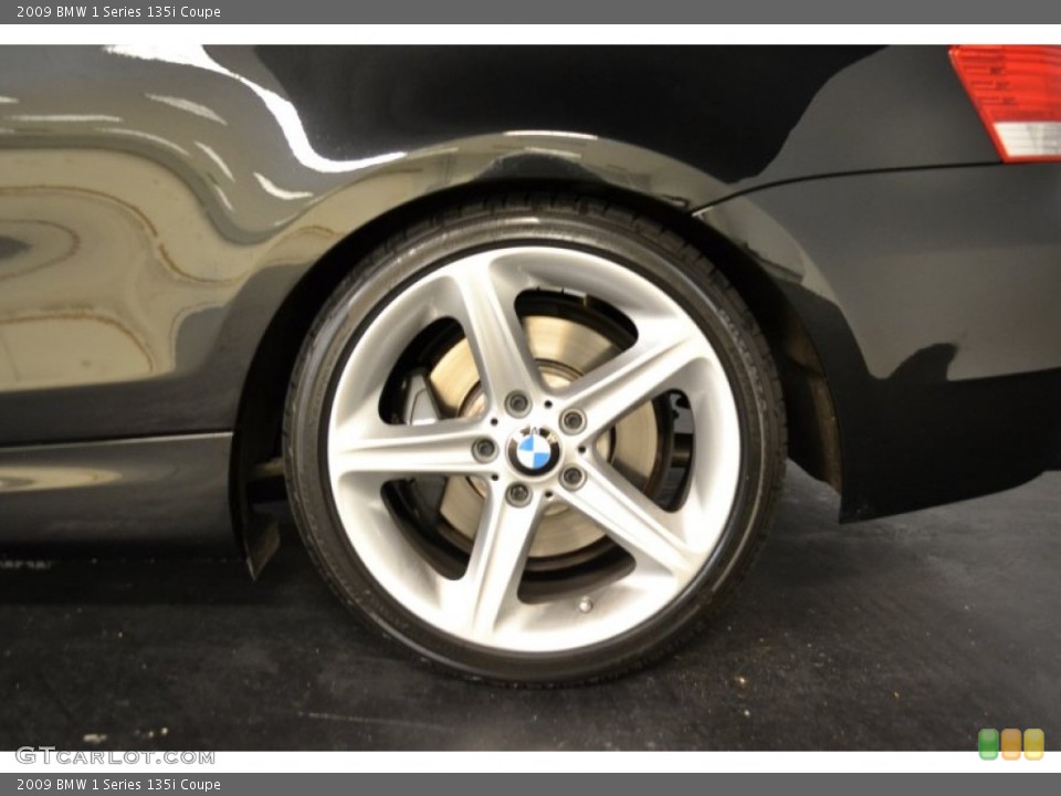 2009 BMW 1 Series 135i Coupe Wheel and Tire Photo #55460912