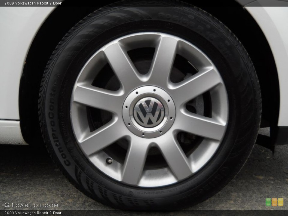 2009 Volkswagen Rabbit 2 Door Wheel and Tire Photo #55461587