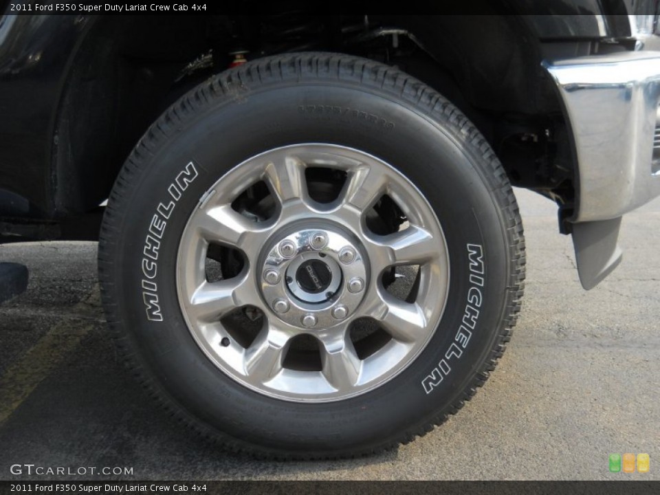 2011 Ford F350 Super Duty Lariat Crew Cab 4x4 Wheel and Tire Photo #55462241
