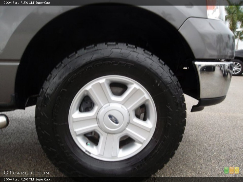2004 Ford F150 XLT SuperCab Wheel and Tire Photo #55462459