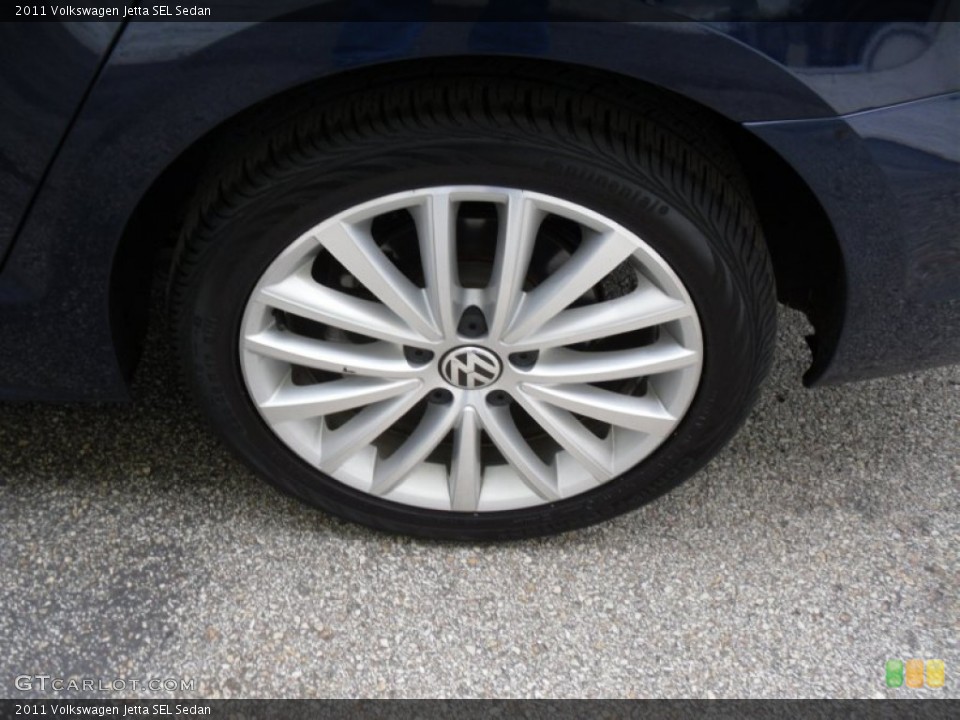 2011 Volkswagen Jetta SEL Sedan Wheel and Tire Photo #55462859