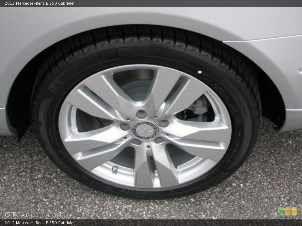 2012 Mercedes-Benz E 350 Cabriolet Wheel and Tire Photo #55462865
