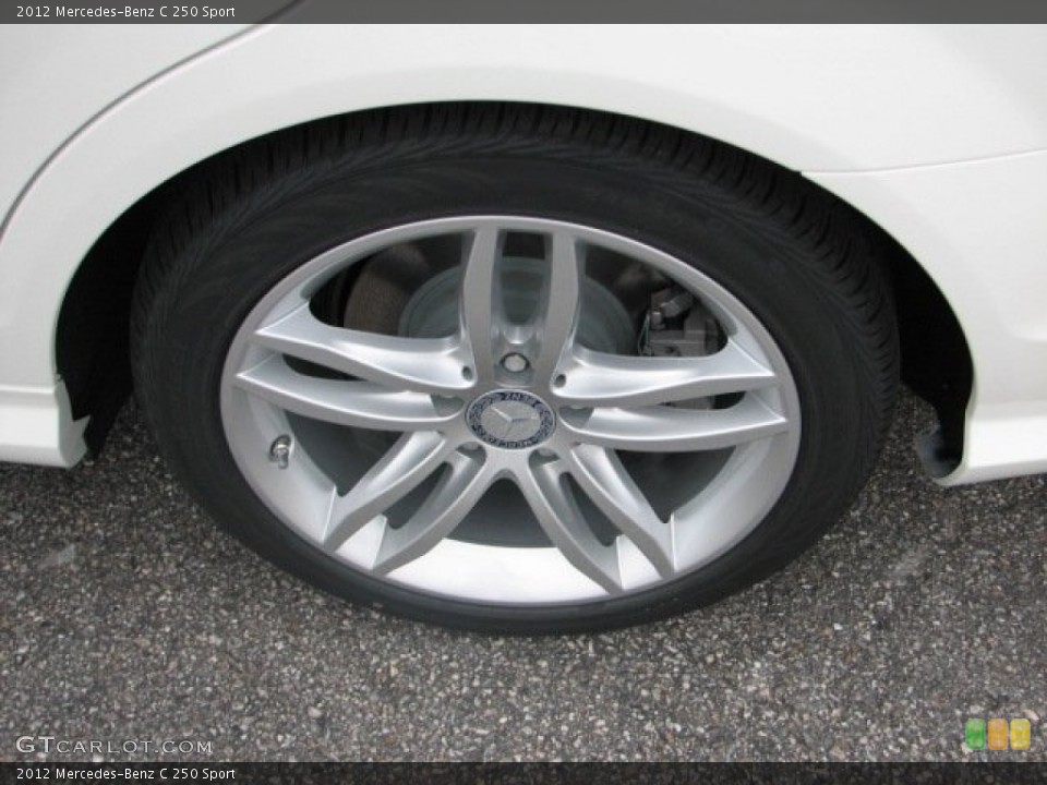 2012 Mercedes-Benz C 250 Sport Wheel and Tire Photo #55462964