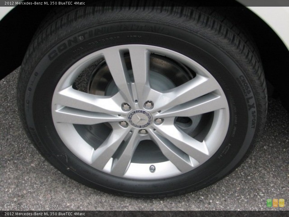 2012 Mercedes-Benz ML 350 BlueTEC 4Matic Wheel and Tire Photo #55463063