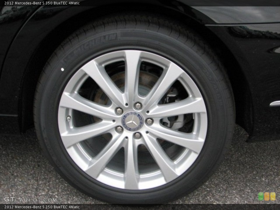 2012 Mercedes-Benz S 350 BlueTEC 4Matic Wheel and Tire Photo #55463258
