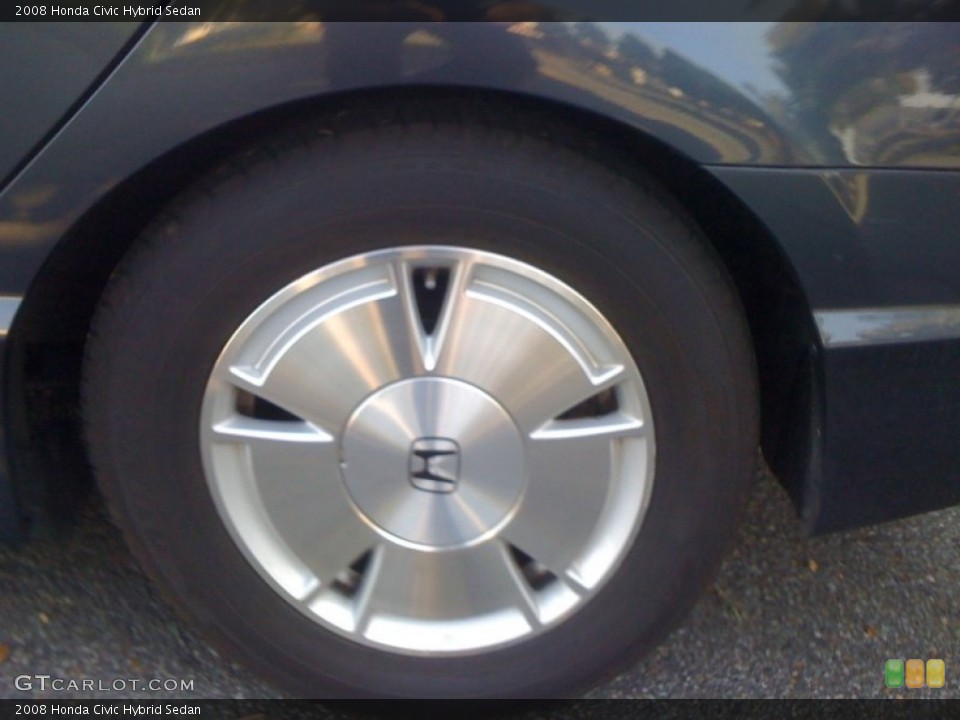 2008 Honda Civic Hybrid Sedan Wheel and Tire Photo #55468229