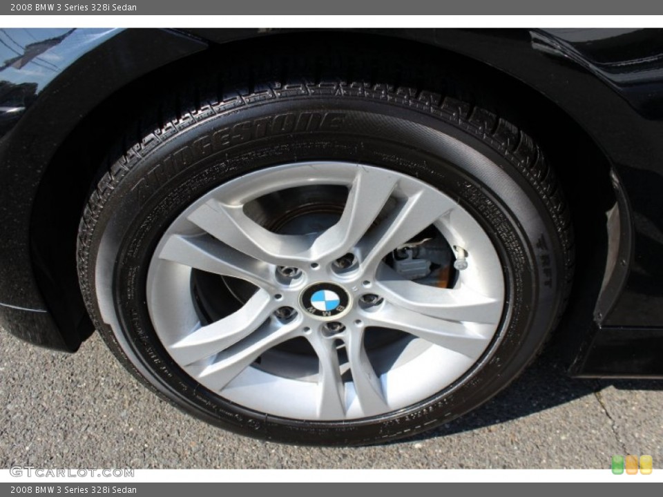 2008 BMW 3 Series 328i Sedan Wheel and Tire Photo #55469847