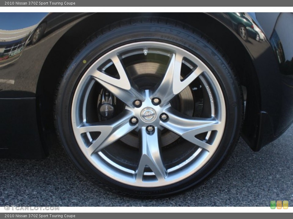 2010 Nissan 370Z Sport Touring Coupe Wheel and Tire Photo #55471592