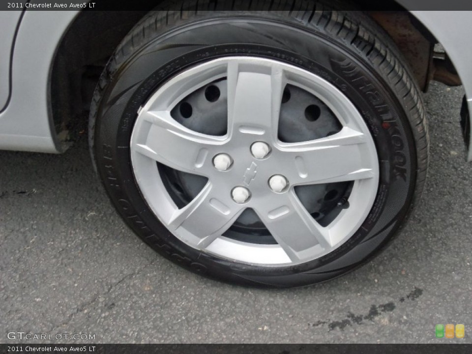 2011 Chevrolet Aveo Aveo5 LT Wheel and Tire Photo #55472877