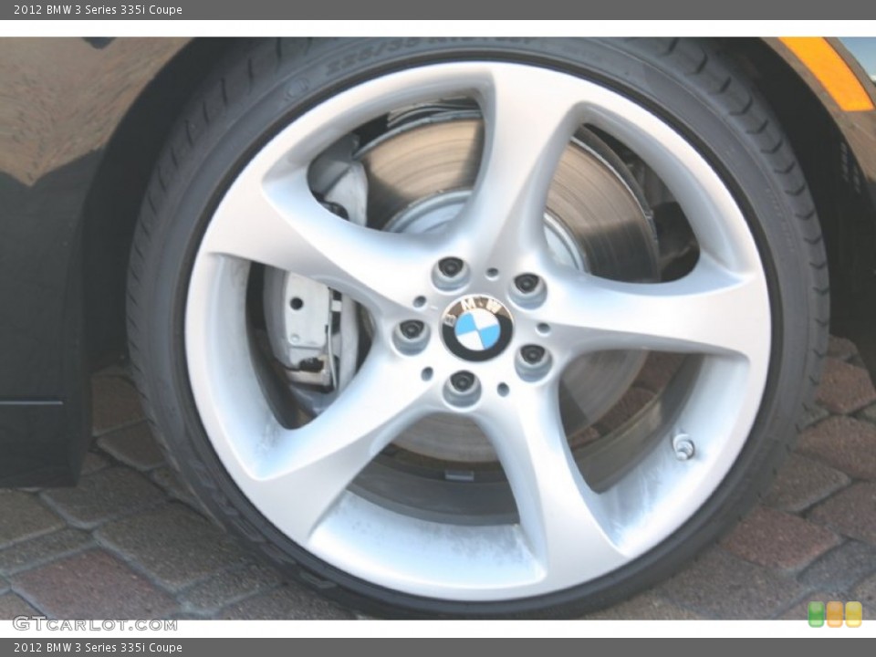 2012 BMW 3 Series 335i Coupe Wheel and Tire Photo #55484402