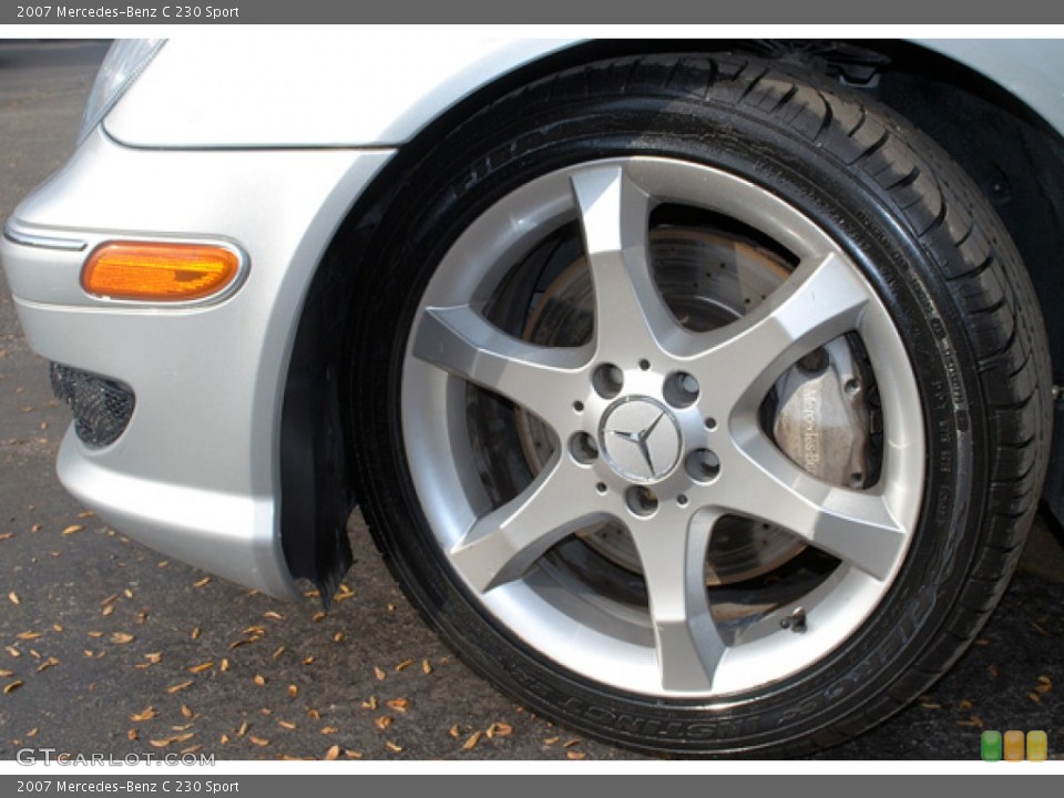 2007 Mercedes-Benz C 230 Sport Wheel and Tire Photo #55485617