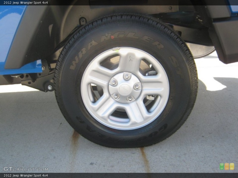 2012 Jeep Wrangler Sport 4x4 Wheel and Tire Photo #55486148