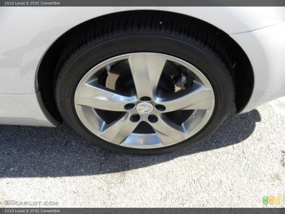 2010 Lexus IS 250C Convertible Wheel and Tire Photo #55487132