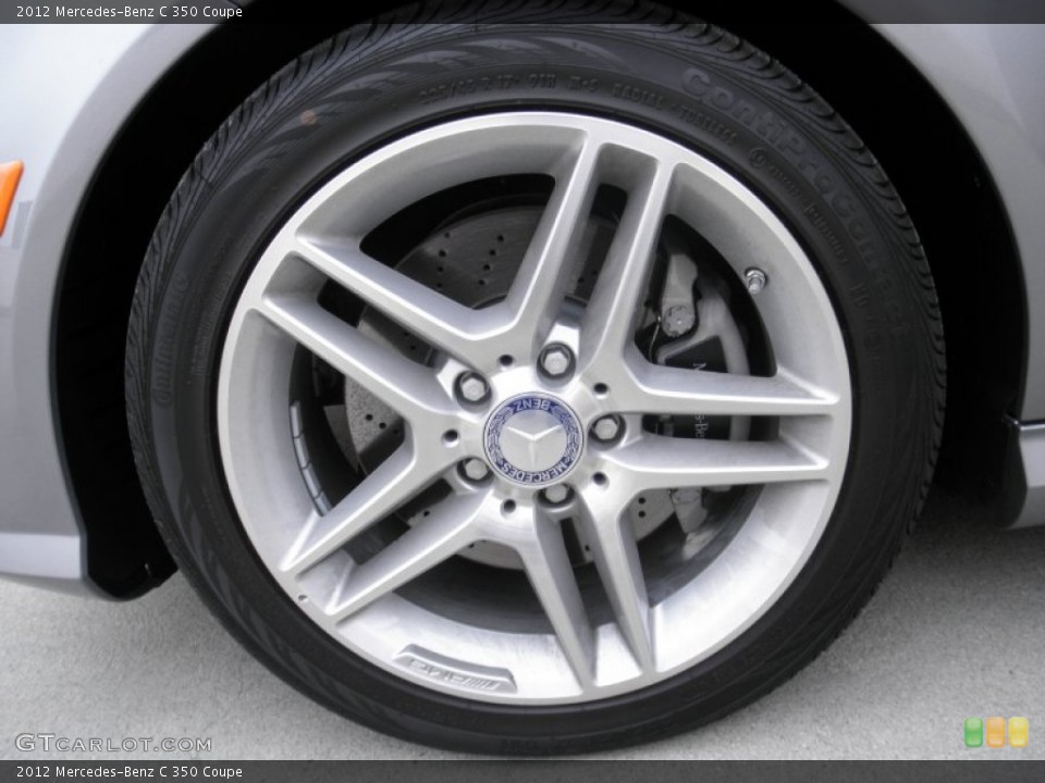 2012 Mercedes-Benz C 350 Coupe Wheel and Tire Photo #55494512