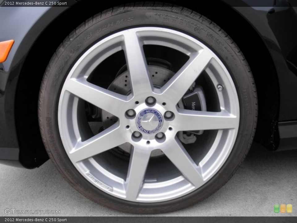 2012 Mercedes-Benz C 250 Sport Wheel and Tire Photo #55495140