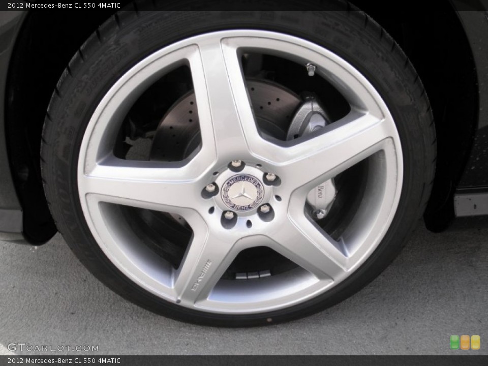 2012 Mercedes-Benz CL 550 4MATIC Wheel and Tire Photo #55495496