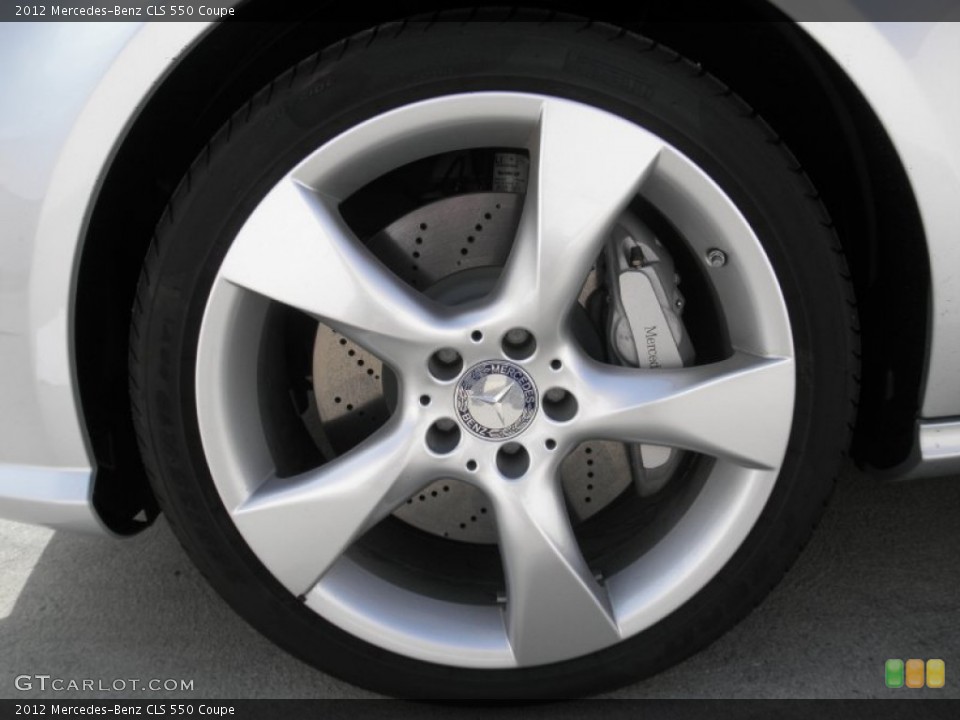 2012 Mercedes-Benz CLS 550 Coupe Wheel and Tire Photo #55495587